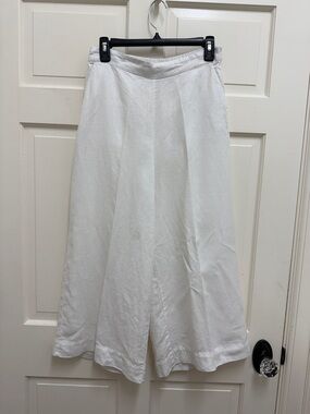 Chico’s Linen Flat Front Pants